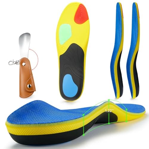 Orthopedic Insoles for Men Standing All Day in Work Boots