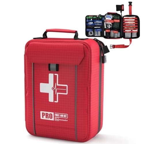 Molle System 265 Piece First Aid Trauma Kit for Cars, Home & More