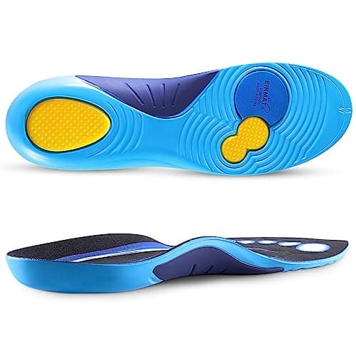 Plantar Fasciitis Insoles, Arch Support for Men & Women, Shock Absorbing Standing Comfort