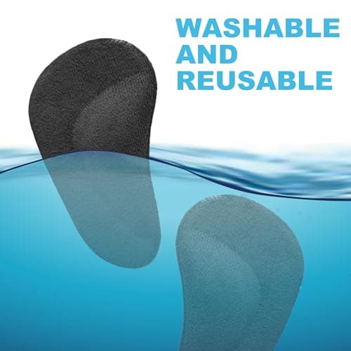 Black Gel Arch Support Insoles for Flat Feet and Plantar Fasciitis