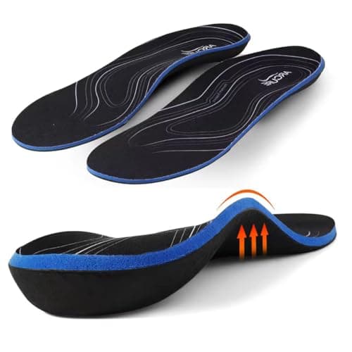 Arcure Heavy Duty Orthotic Insoles for Plantar Fasciitis and Flat Feet | 3.5cm Arch Support | Foot Pain Relief | Men's U