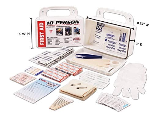 Rapid Care RC-10MAN-W 10 Person 106 Piece First Aid Kit