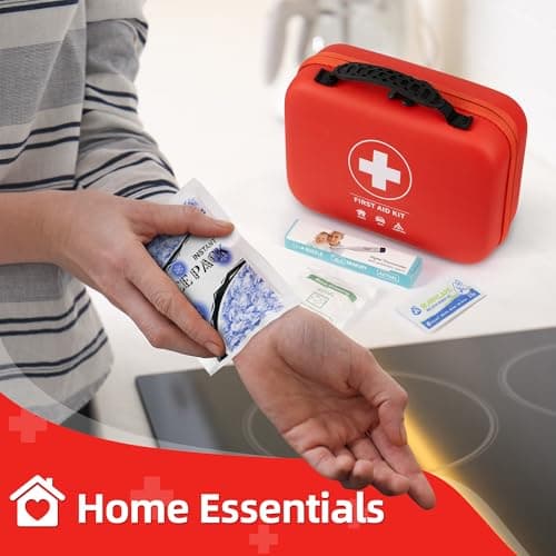 300pcs Professional Travel First Aid & Survival Kit for Backpacking, Home, Car, Climbing, Camping