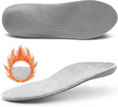 High Arch Support Metatarsal Pad for Plantar Fasciitis Pain Relief Insoles — Warm Grey