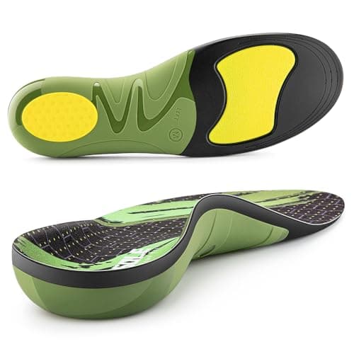 VALSOLE High Arch Support Insoles - Plantar Fasciitis, Flat Feet, Heel Pain, Heavy Duty Work Shoe Inserts