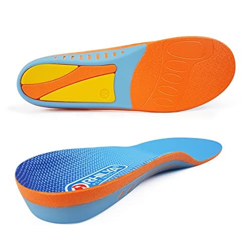 Orthopedic Gel Inserts for Flat Feet Pain Relief Men Women M — Dot Blue