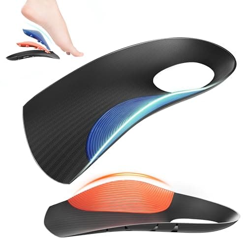 High Arch Support Shoe Inserts for Plantar Fasciitis Pain Relief