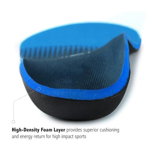 High Arch & Flat Feet Orthotics Inserts for Plantar Fasciitis Relief | Men's 9-9 1/2 | Women's 11-11 1/2