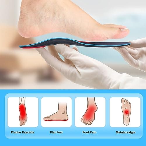Orthotic Arch Support Insoles for Flat Feet Pain Relief