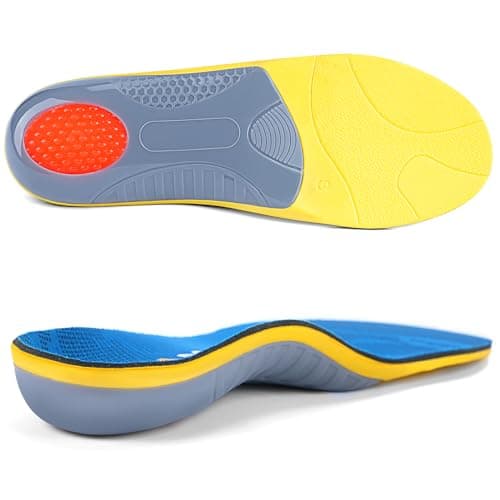 Plantar Fasciitis Insoles for Flat Feet & Arch Pain (Men 7-7 1/2 | Women 9-9 1/2)