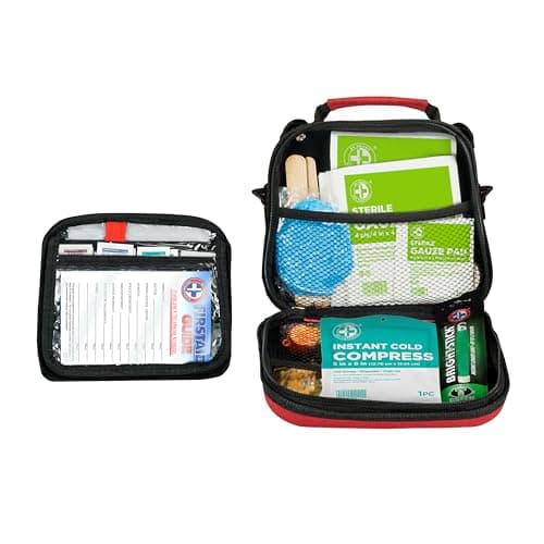 Smart 303-Piece First Aid Kit: Clean, Treat, Protect Cuts, Scrapes - Home, Office, Car, Travel, Emergency