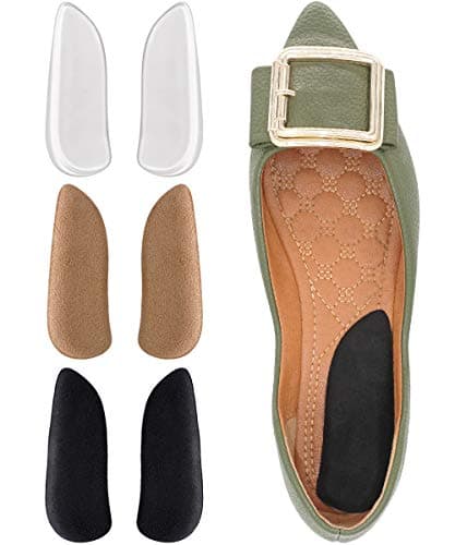 Dr. Foot's Supination & Over-Pronation Corrective Inserts, Medial & Lateral Wedges for Foot & Knee Pain (3 Pairs, Beige) — Transparent+brown+black