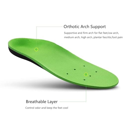 High Arch Support Insoles for Men and Women