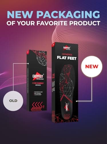 Anti-Fatigue Plantar Fasciitis Shoe Insoles - High Arch Support & Orthotics for Men & Women