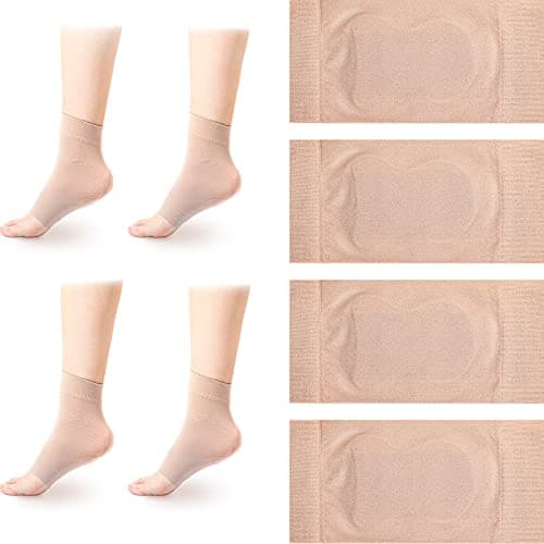 Haysandy 2-Pair Achilles Tendon Heel Protector Sleeve for Tenderness and Bursitis Protection