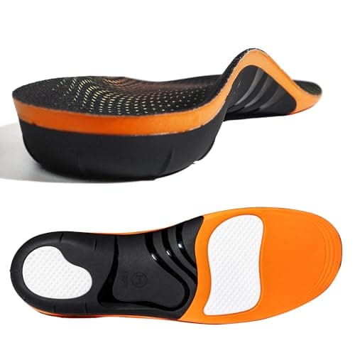 High Arch Support Insoles for All-Day Standing, Plantar Fasciitis Pain Relief — Multicolor