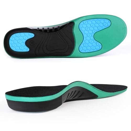 3ANGNI High Arch Support Insoles for Plantar Fasciitis Relief and Flat Feet Pain Relief