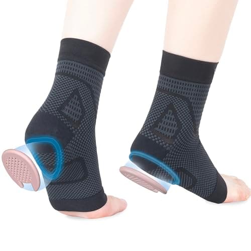 Compression Sleeve Socks for Heel Pain and Spurs, 1 Pair