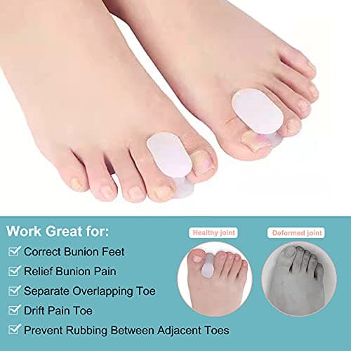 Toe Separators and Bunion Correctors for Women and Men