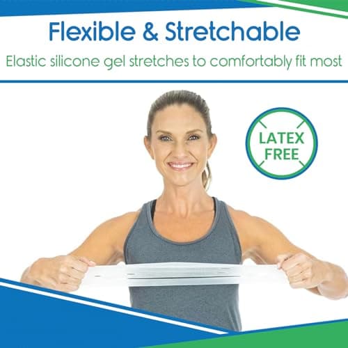Silicone Heel Protectors (2 Pairs) - Gel Guard for Women and Men - Soft Cushion Support for Foot Issues