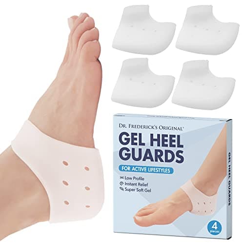 Gel Heel Guards for Pain Relief - Plantar Fasciitis - Soft Protectors