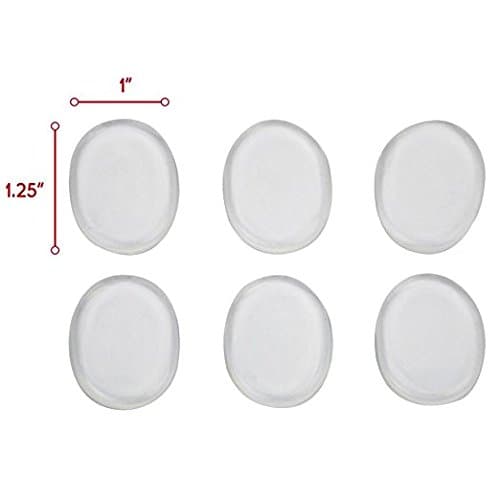 Self-Adhesive Silicone Gel Heel Pads for Women's Shoes - Pain Relief and Comfort