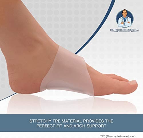 Dr. Frederick's Original Arch Support Gel Sleeves - 2 ct - Plantar Fasciitis & Flat Feet Relief