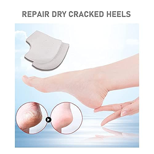 Gel Heel Protectors for Heel Pain Relief - 2 Pairs for Men and Women
