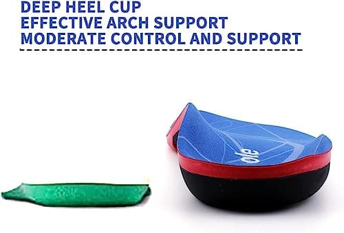 Plantar Fasciitis Insoles for Women and Men - High Arch Support - Foot Pain Relief - Heavy Duty Support