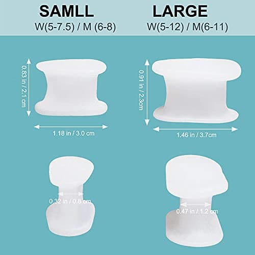 Toe Separators and Bunion Correctors for Women and Men