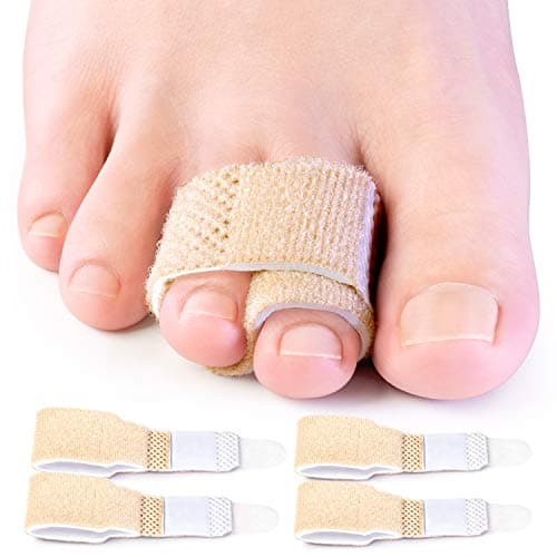 Bukihome Hammer Toe Straighteners, 4 PCS Toe Splints for Bent Toes