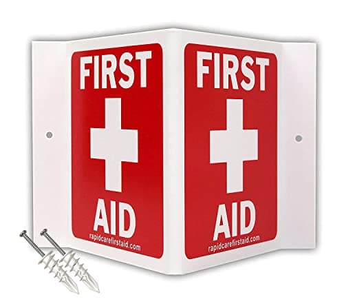 Rapid Care 80098 3 Shelf All-Purpose First Aid Kit Cabinet