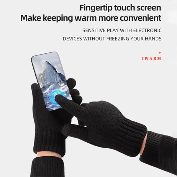 Thermal Gloves for Men and Women: Touchscreen-Compatible for Running, Driving, and Hiking