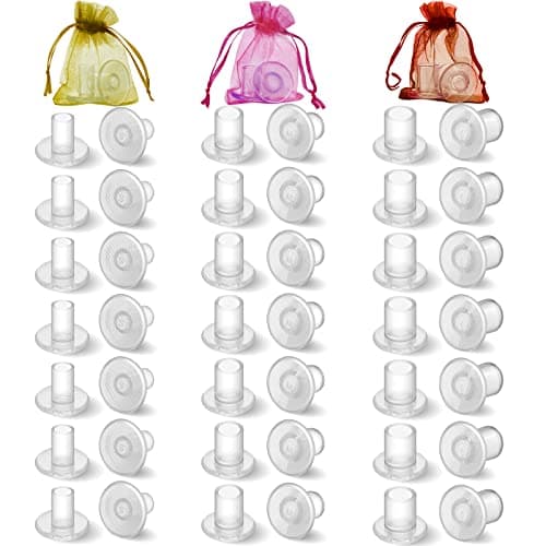 Clear Heel Protectors for Grass, 21 Pairs, 4 Sizes