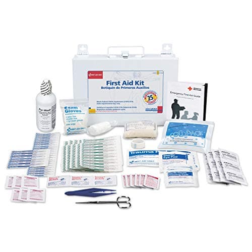 25-Person Emergency First Aid Kit for Home Renovation, Job Sites & Construction Vehicles, 106 Pieces