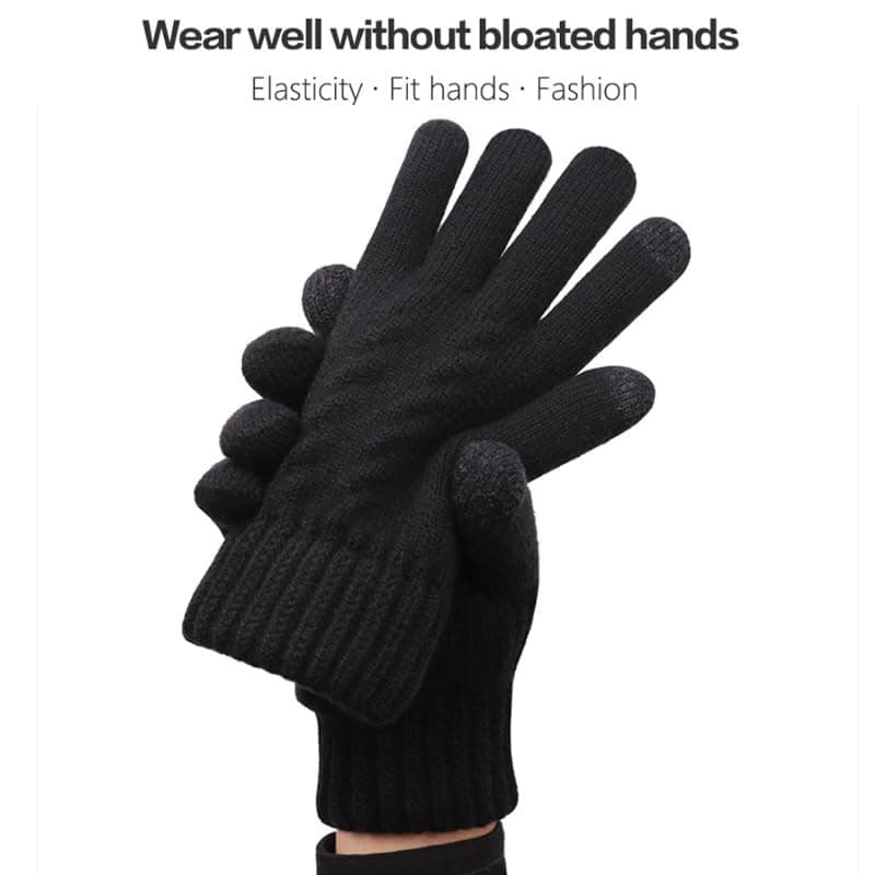 Thermal Gloves for Men and Women: Touchscreen-Compatible for Running, Driving, and Hiking