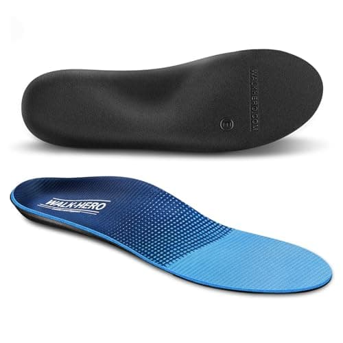 Plantar Fasciitis Foot Insoles for High and Flat Arch Support | Men's 9-9 1/2 | Women's 11-11 1/2
