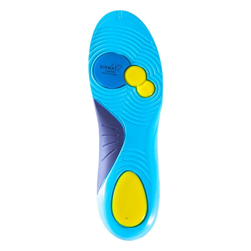 Plantar Fasciitis Insoles, Arch Support for Flat Feet, High Arch, and Foot Pain Relief — Blue