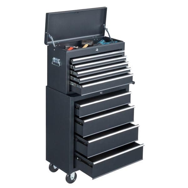 Effortless Organization Tool Cart - Durable, Spacious, and Versatile for Home or Workshop