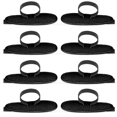 8-Piece Hammer Toe Cushion Set for Relieving Pressure on Calluses and Hammer Toes - Medium Size, Beige Color — Black