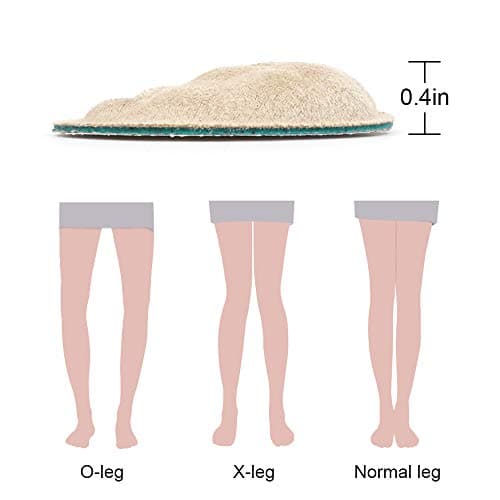 Dr. Foot's Supination & Over-Pronation Corrective Inserts, Medial & Lateral Wedges for Foot & Knee Pain (3 Pairs, Beige)