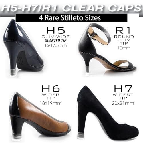 Stiletto & Pump Cap Protectors | 10 Sizes, Anti-Slip, Grass Covers