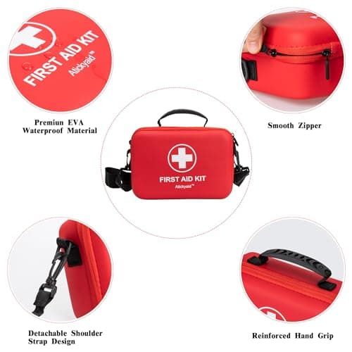 340 Piece Waterproof First Aid Kit for Home, Car, Travel, Outdoor Sports - Emergency Supplies