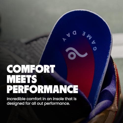Move Game Day All-Purpose Support Insoles - Plantar Fasciitis, Running, Shock Absorption