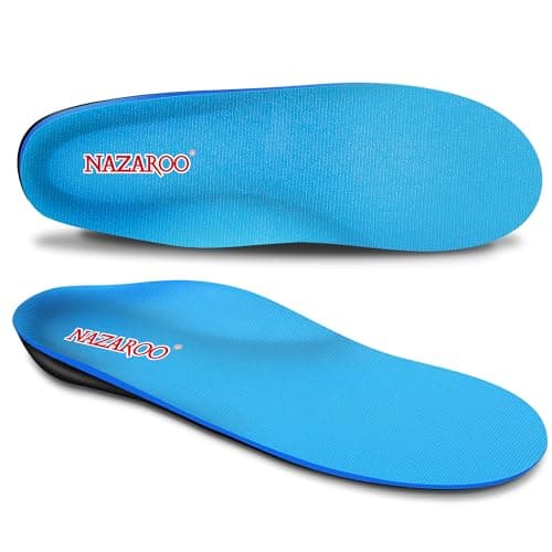 Orthotic Insoles for Plantar Fasciitis, Flat Feet, and Heel Spurs — Sky-blue