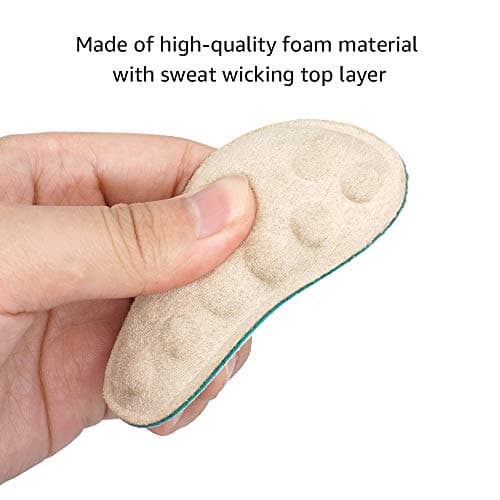 Dr. Foot's Supination & Over-Pronation Corrective Inserts, Medial & Lateral Wedges for Foot & Knee Pain (3 Pairs, Beige)