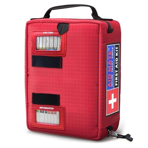 255PCS Pro First Aid Kit for Home & Workplace (Red)