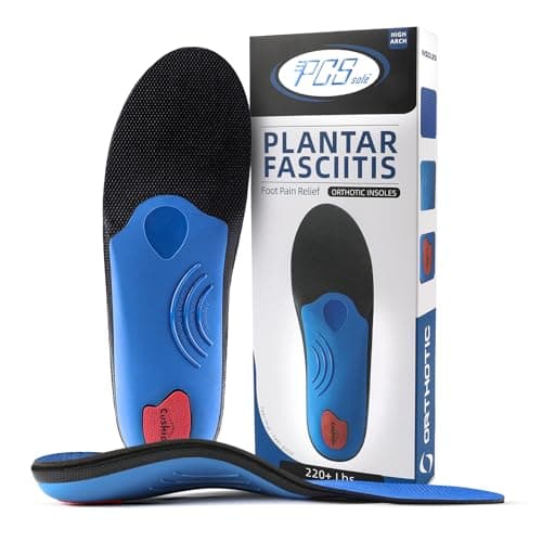 High Arch Support Shoe Inserts for Flat Feet - PCSsole Plantar Fasciitis Insoles