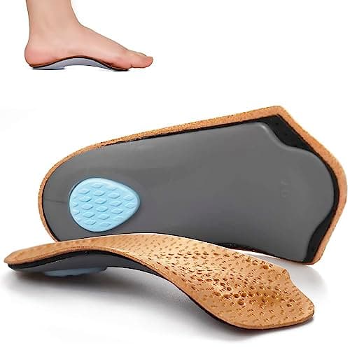 Arch Support Insoles for Men and Women - Foot Pain Relief for Flat Feet and High Arches