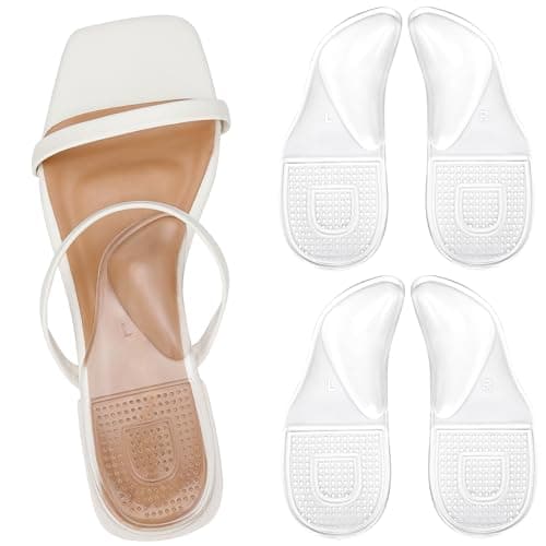 Gel Arch Pads for Plantar Fasciitis Relief, Medium/Small Size